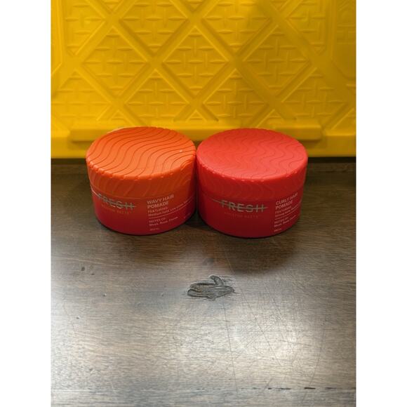 2Pk FRESH Houston White Pomade for Curly Hair & Wavy Hair 3oz/ea Medium Strong - Picture 1 of 7